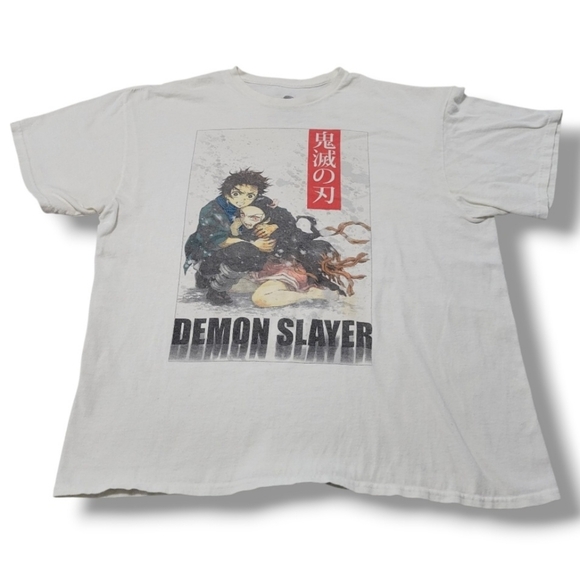 Demon Slayer T-Shirt Size XL Anime Demon Slayer Tanjiro & Nezuko Graphic T-Shirt - Picture 1 of 6